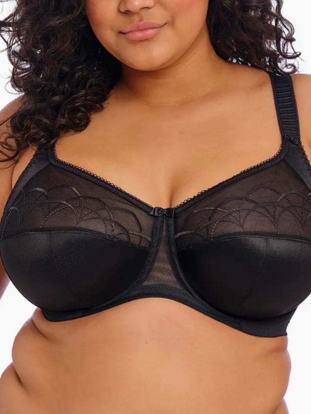 Elomi 'Cate' Underwire Bra Black Size 44J